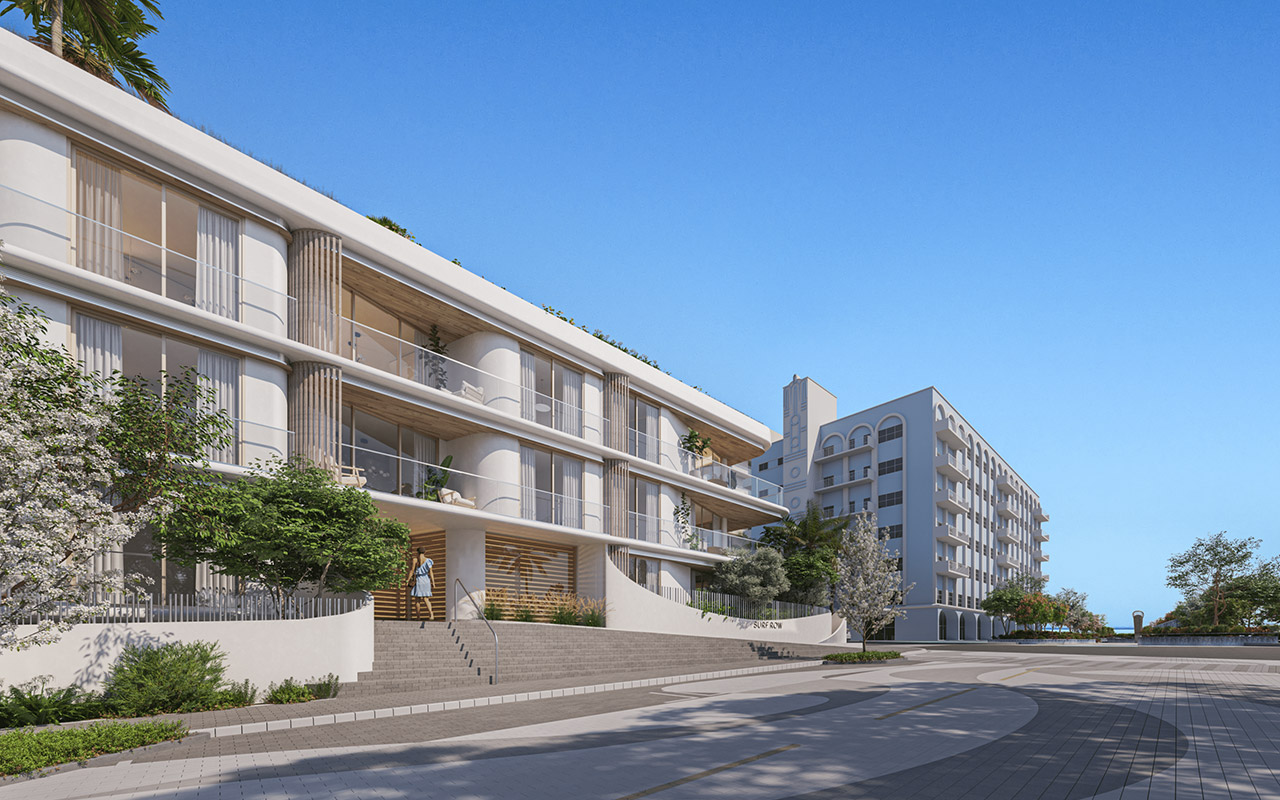 Surf Row Residences — Surfside rendering