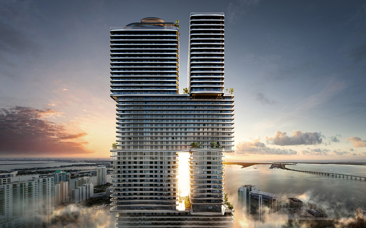 Mercedes Benz Places Miami architectural rendering