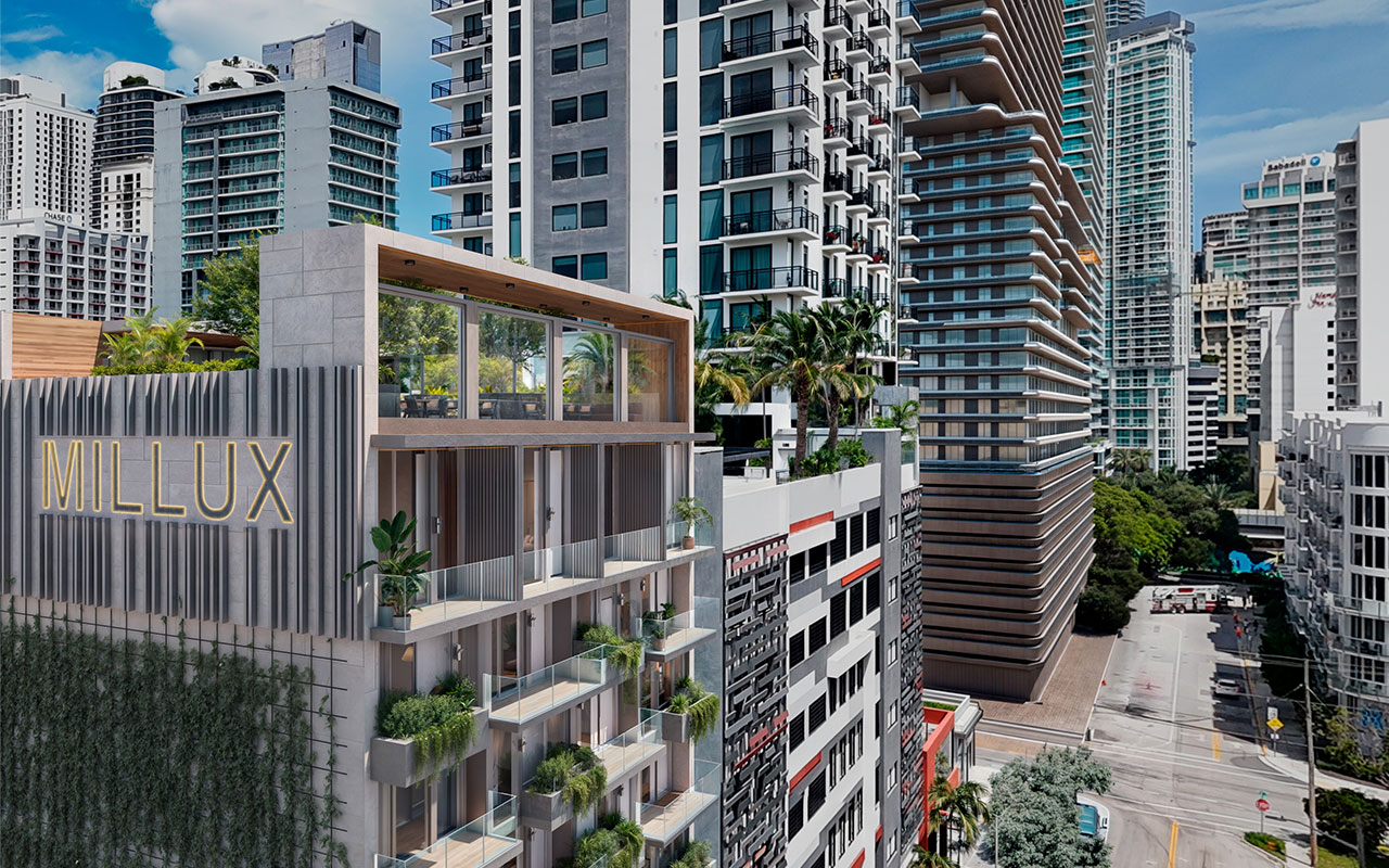 Millux Place Miami — Brickell rendering