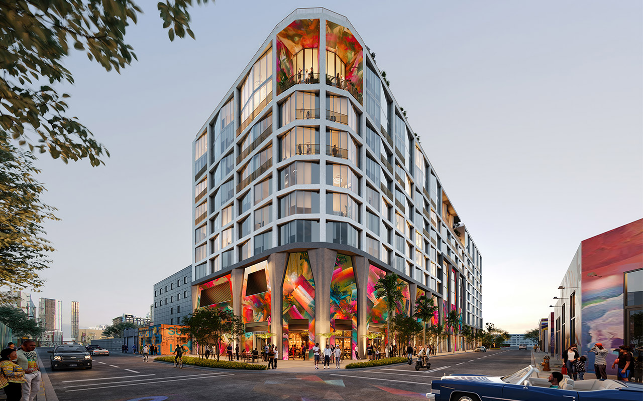 The Cloud One Hotel & Residences Wynwood architectural rendering